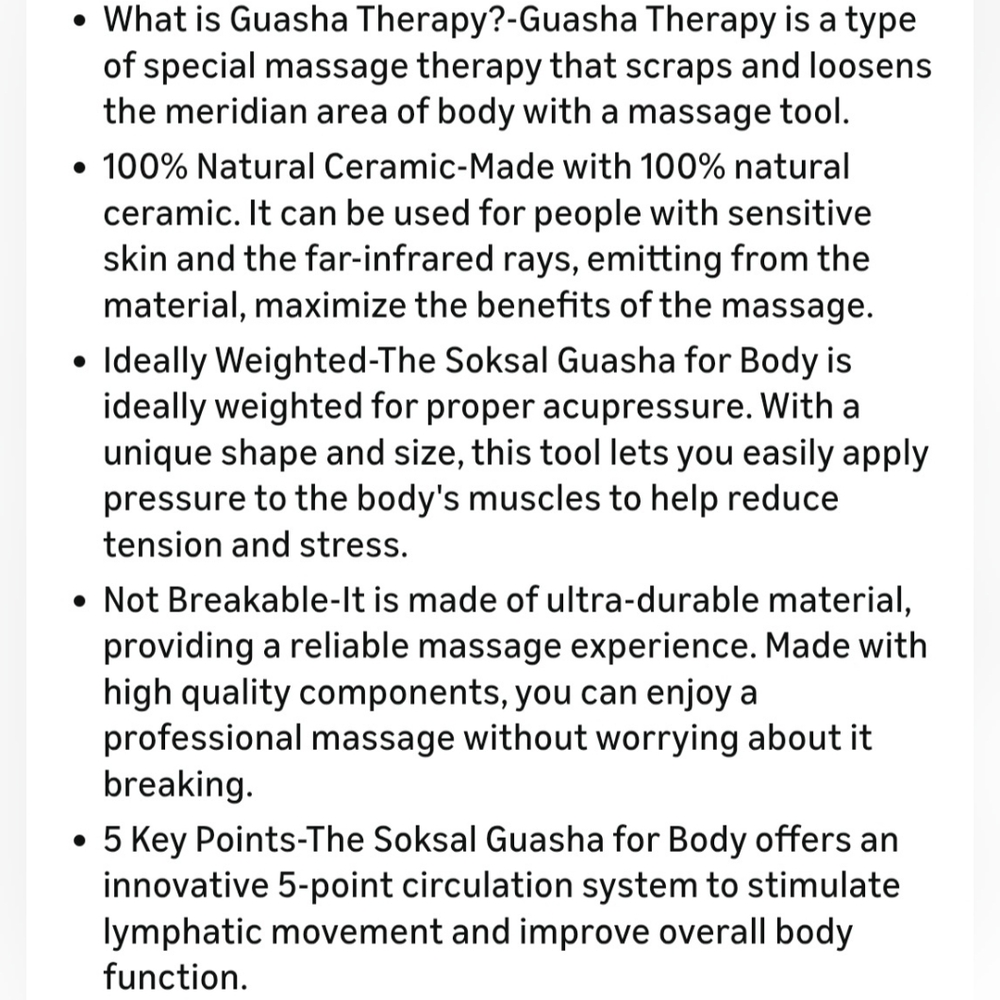 Meditherapy Soksal Guasha Ceramic Massage Tool - Picture 7 of 7